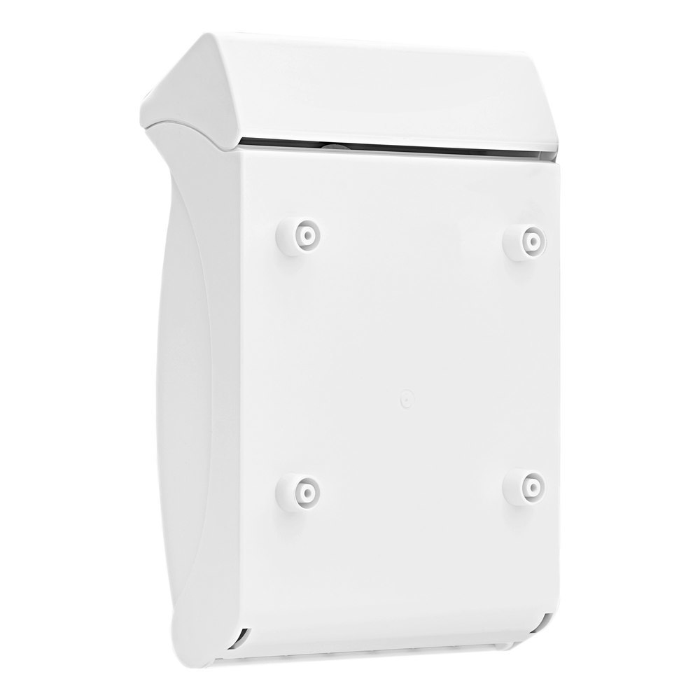 BURG WÄCHTER GA-Briefkasten, Swing 4905 W, Kunststoff, weiß matt Produktbild img4 L