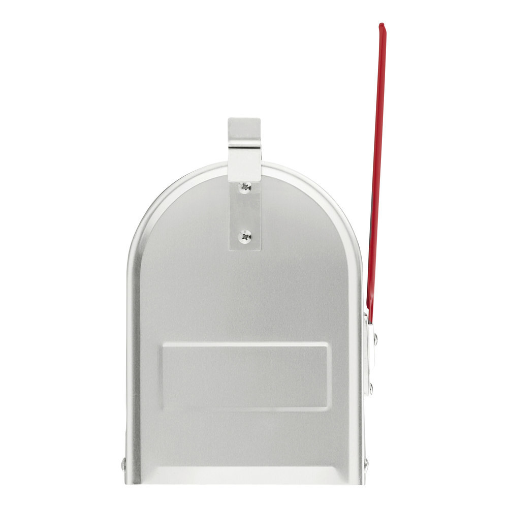 BURG WÄCHTER GA-US-Mailbox, US-Mailbox 892 ALU, Aluminium, mit schwenkbarer Fahne blank Produktbild img1 L