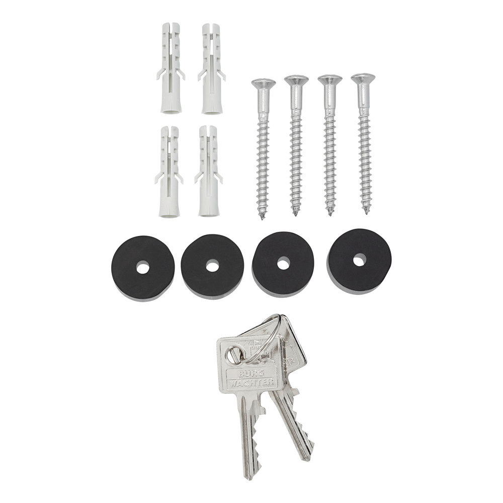 BURG WÄCHTER GA-Briefkasten, Borkum 3877 Ni, edelstahl Produktbild img7 L