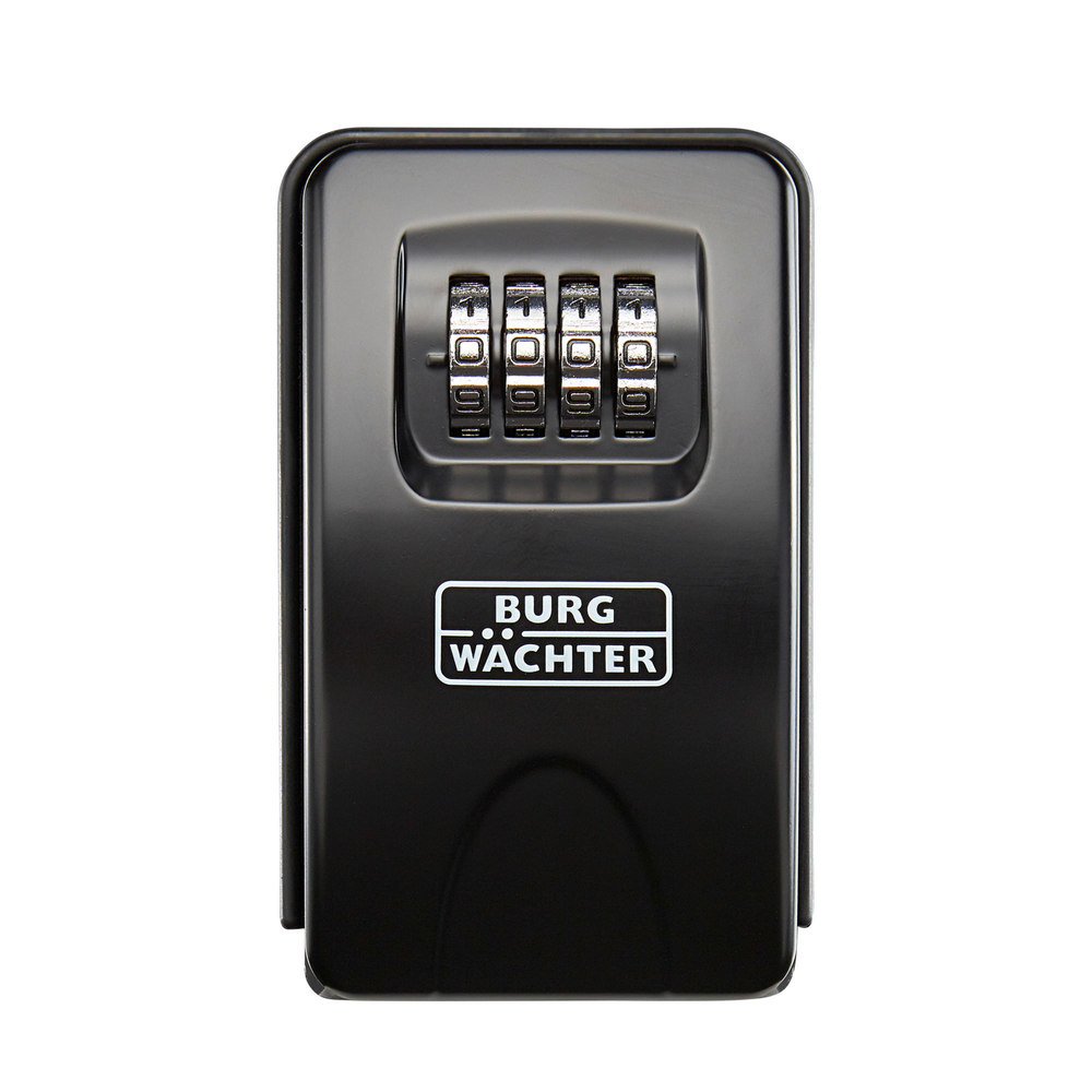 BURG WÄCHTER OB-Schlüsseltresor, KeySafe 20 SB, mit Zahlenschloss, Zinkdruckguss sw lackiert Produktbild img1 L
