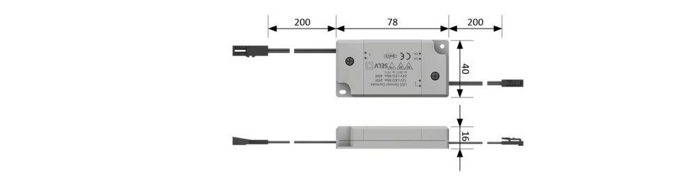 Halemeier LED-Leuchten-Dimm-Modul, Dali, max. 36W, 12 Volt DC Produktbild img5 L