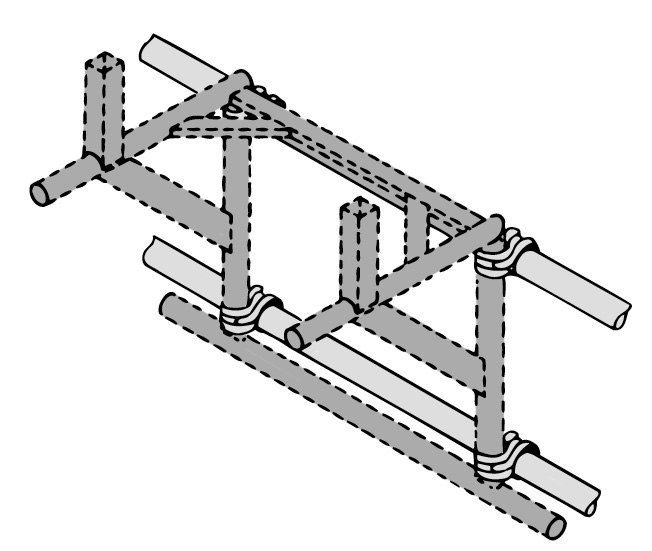 müba Gerüstbefestigung für Trägergestell Produktbild img2 L