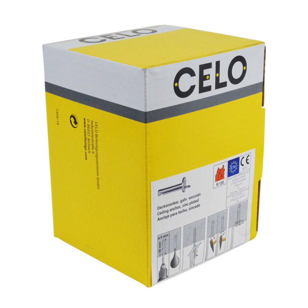 CELO Deckenanker DA 6-30/5, galvanisch verzinkt Produktbild img8 L