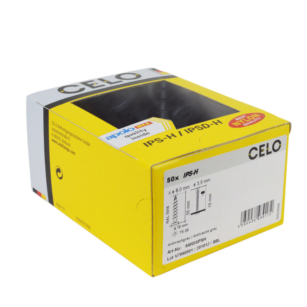 CELO Isolierplattenschraube IPS-H 55, telegrau Produktbild img10 L