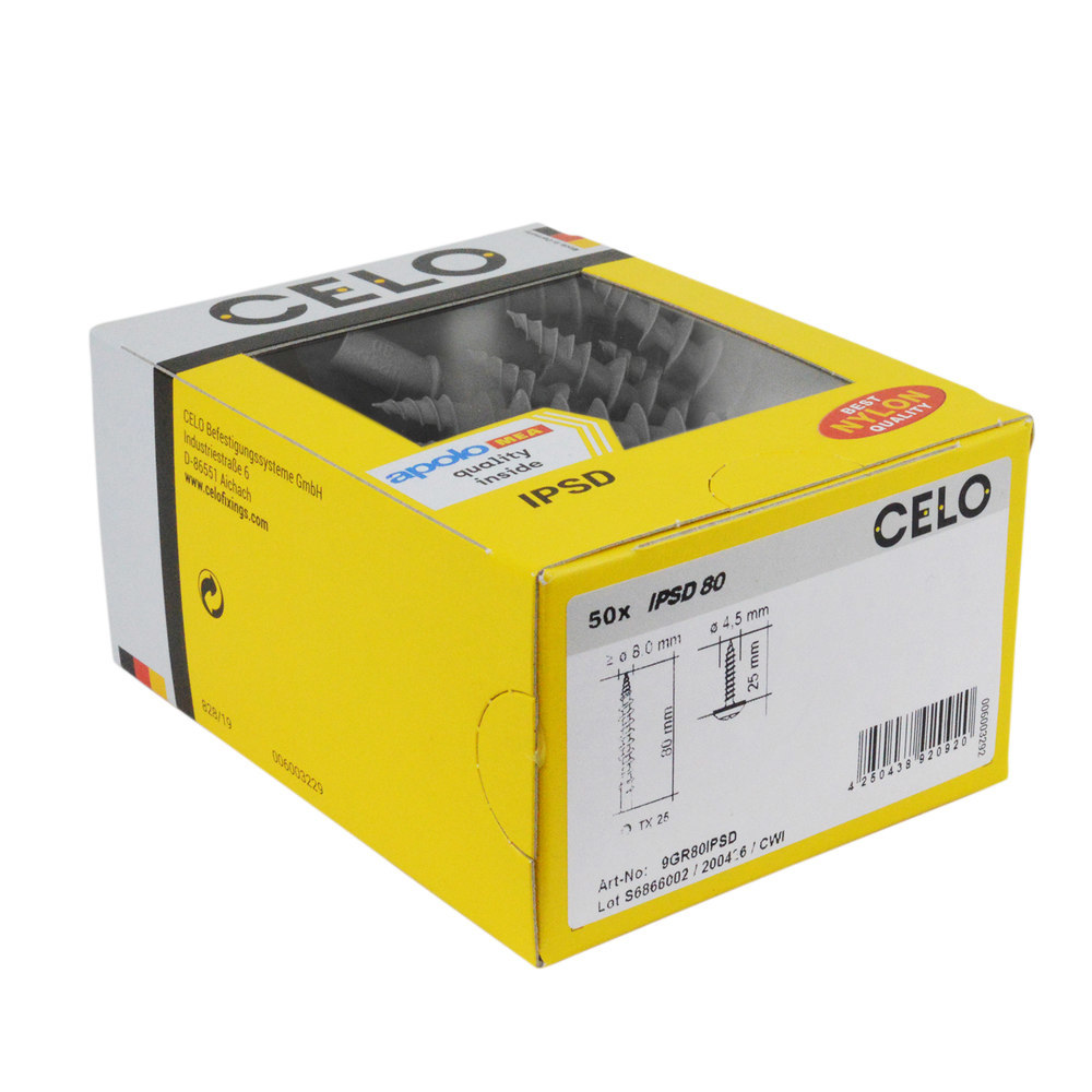 CELO Isolierplatten- schraubd.IPSD 80 telegrau Produktbild img9 L