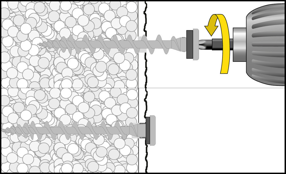 APOLO CELO Isolierplattenschraube IPS 80 Anthrazit Produktbild img5 L