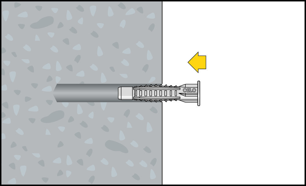 APOLO Mehrzweckdübel mit Kragen MZK 6 Produktbild img4 L