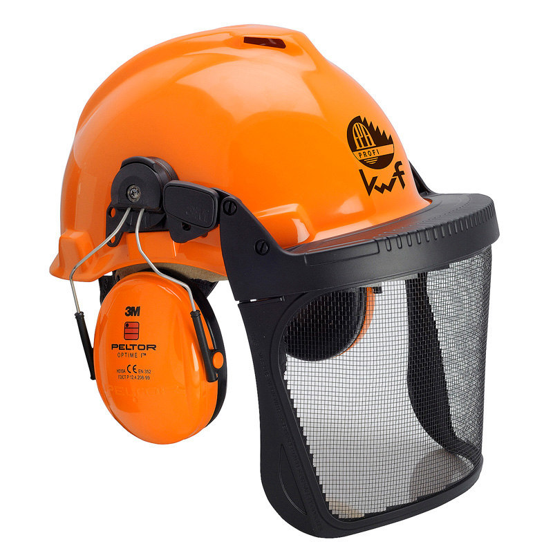 3M Kopfschutzkombi G3000,FPA H31 Kapselgehörschutz, FH1 Halterung, 5C Netzvisier Produktbild img1 L