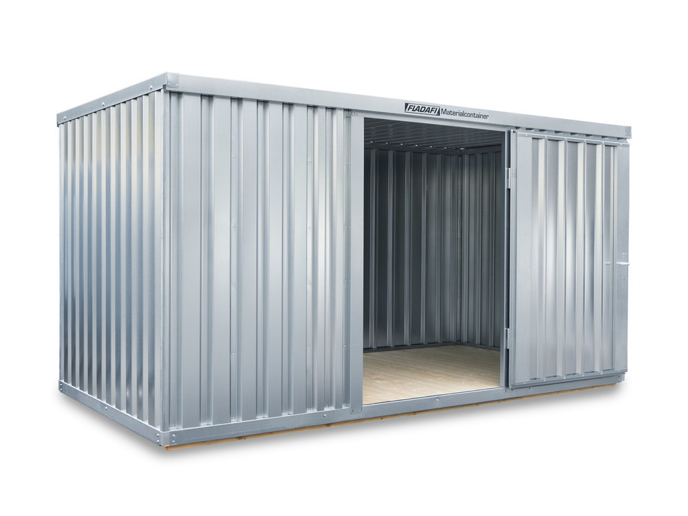 Neutral Materialcontainer MC 1400 verzinkt, zerl egt, 4,00 m Produktbild img1 L