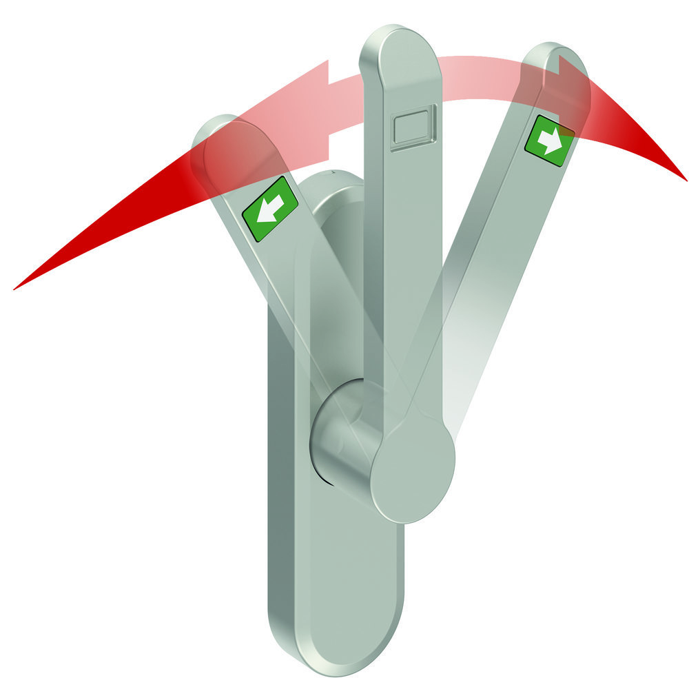 DENI Türtreibriegel VARIO NEO
Bolzen vor stehend: A=30 mm,
mit 13 mm Vierkantsta Produktbild img1 L