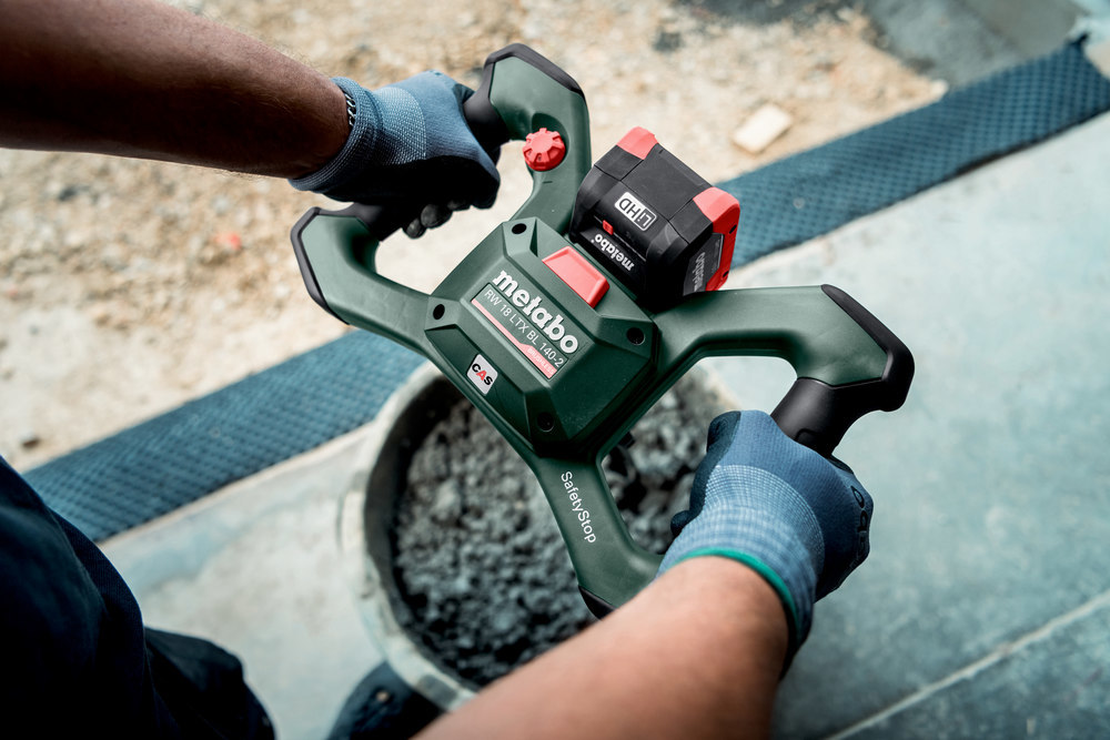 metabo Akku-Ruehrwerk RW18 LTX BL 140-2 ohne Akku ohne Ladegerät Karton Produktbild img4 L
