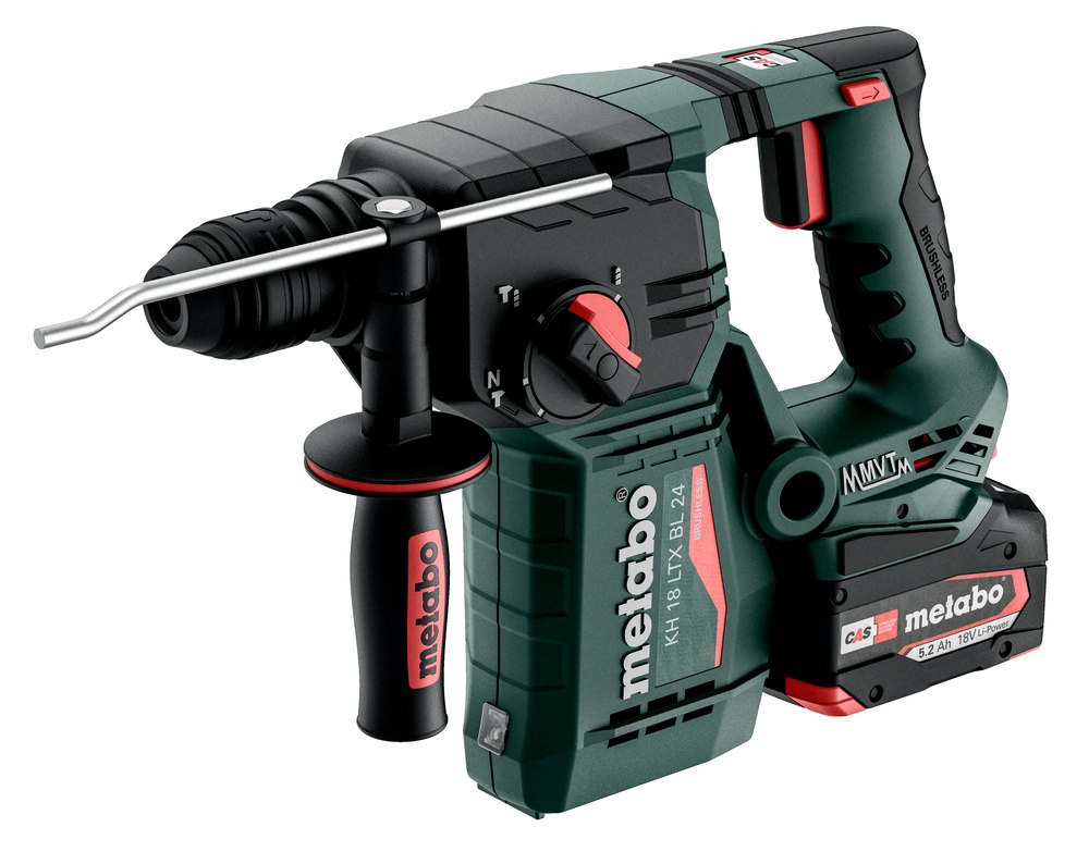 metabo Akku-Kombihammer KH 18 LTX BL 24 SE ohne Akku ohne Ladegerät metaBOX Produktbild img7 L