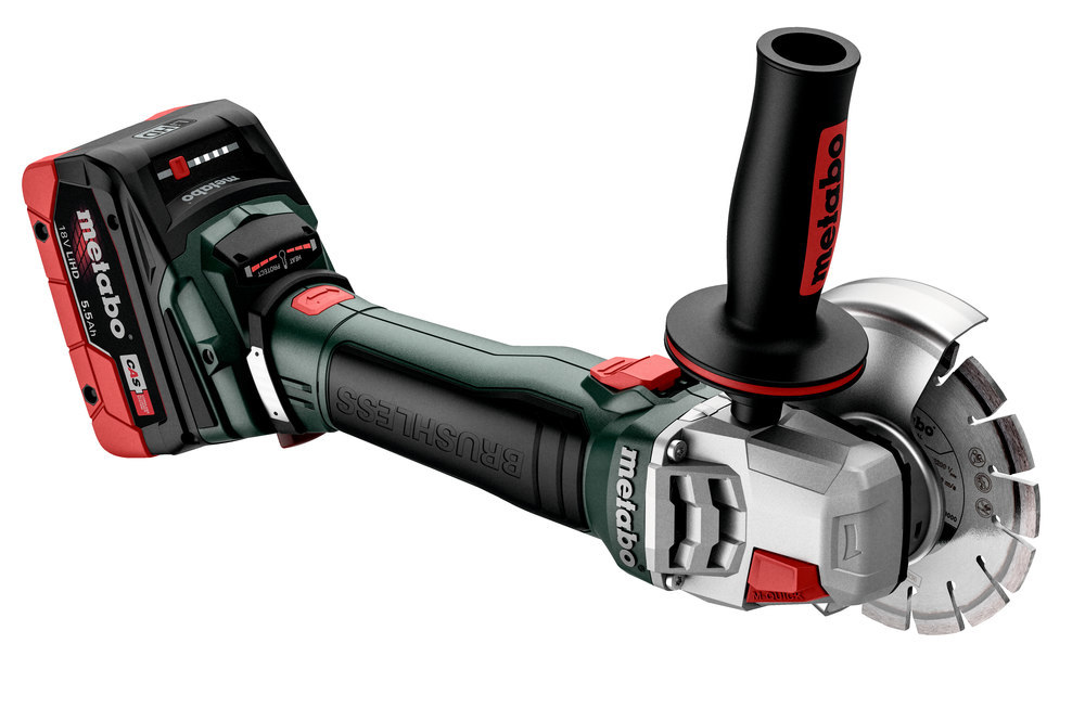 metabo Akku-Winkelschleifer WB18 LT BL11-125 Quick SE ohne Akku ohne Ladegerät Produktbild img15 L