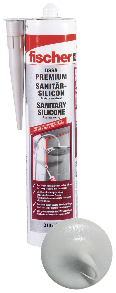 fischer Sanitärsilikon DSSA Produktbild img1 L