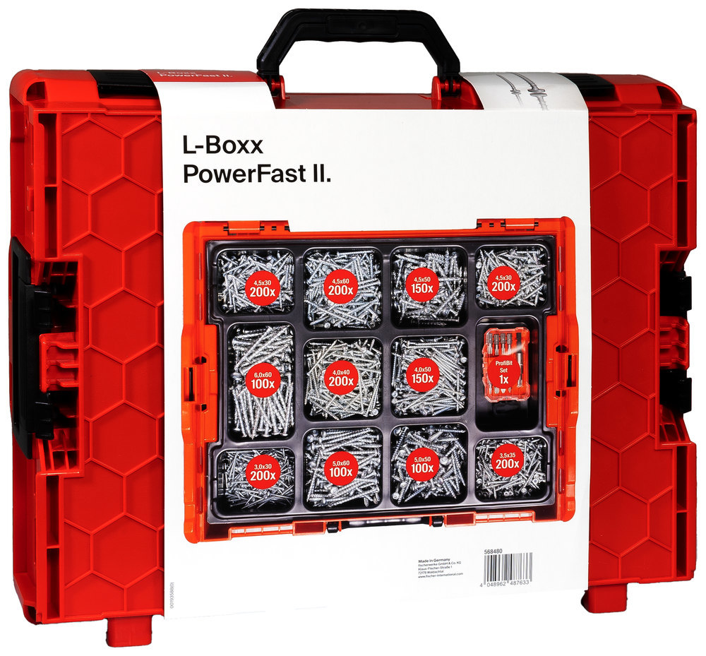 fischer PowerFast II L-Boxx 102 PanHead 1.900 St. PanHead St zn PH Produktbild img3 L