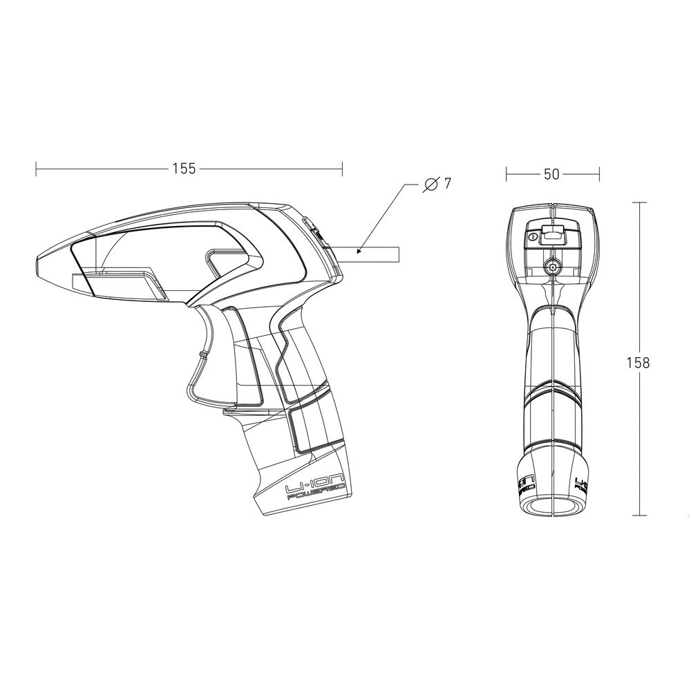 steinel KLEBEPISTOLE MOBILEGLUE 1007 Produktbild img6 L