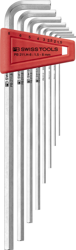 PB Winkelschraubendreher- Satz 211.H-8 Produktbild img1 L