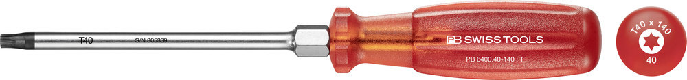 PB Schraubendreher 6400 T40x140mm Multicraft Swiss Tools Produktbild img1 L