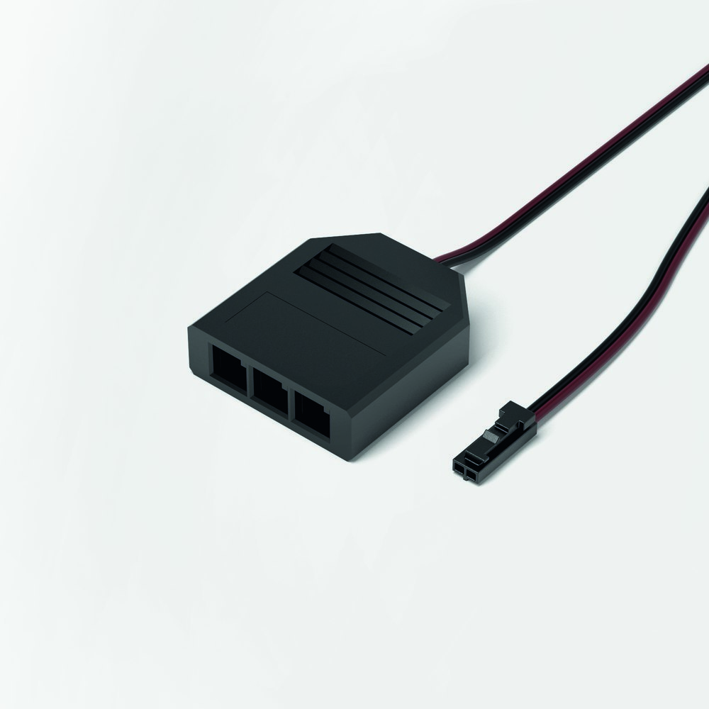 Halemeier LED-Verteiler, 3-fach, schwarz,Länge 180mm, max. 36W, 12 Volt DC Produktbild img3 L