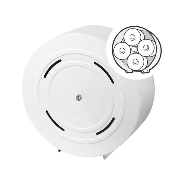 Toilettenpapierspender racon MW KR quattro H320xB320xT125mm Produktbild img1 L