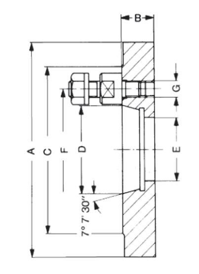 RÖHM Stahlflansch DIN 55027/55022 Produktbild img2 L
