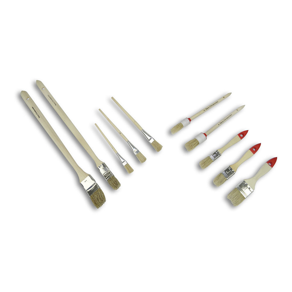 Nölle Pinselsortiment 10tlg. helle Naturborste Produktbild img1 L