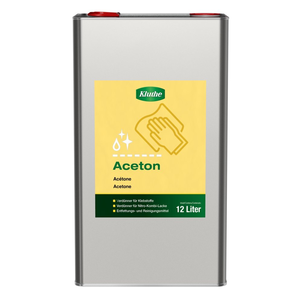 Kluthe Aceton 12l Kanister Aceton Reinigungs- Entfettungsmittel Produktbild img1 L