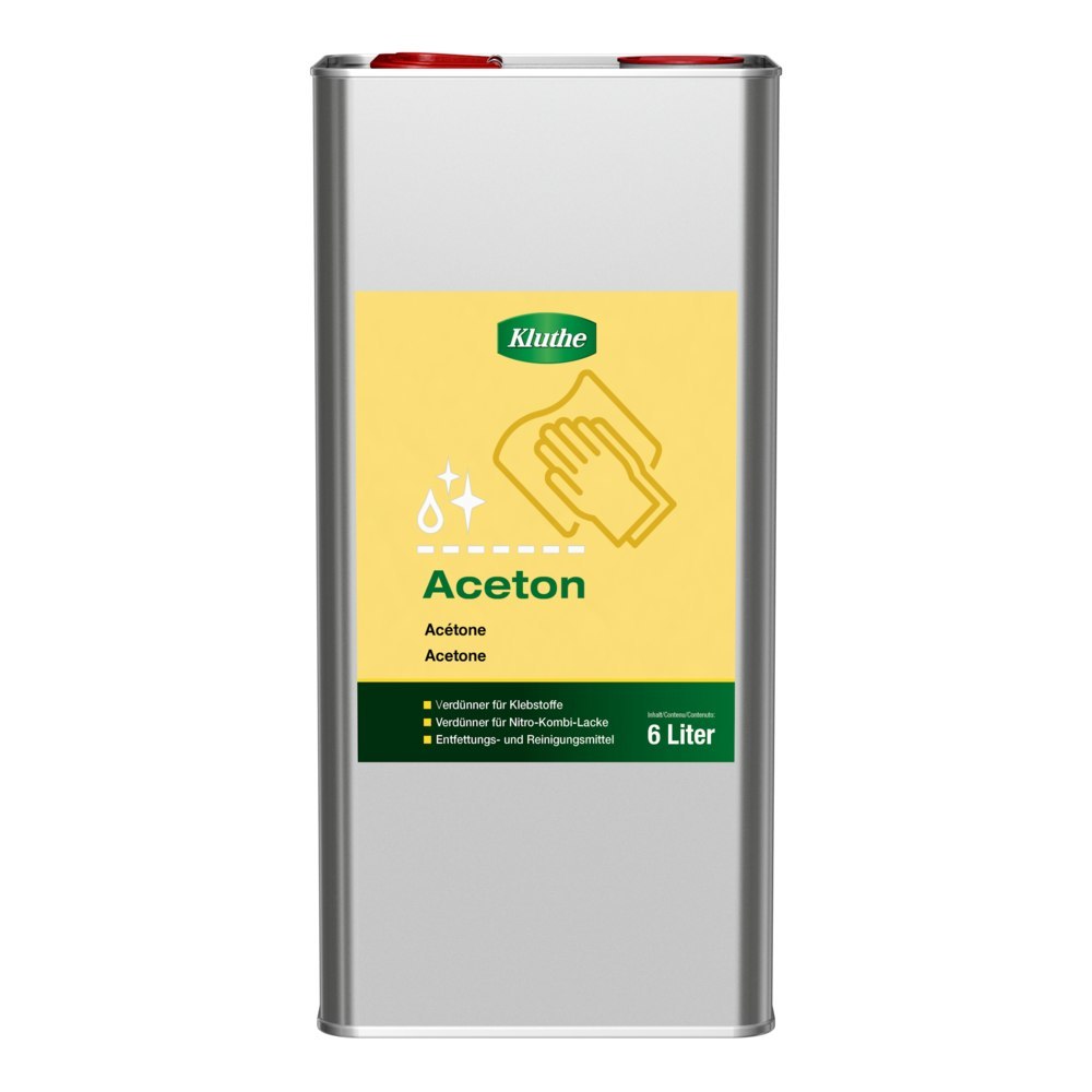 Kluthe Aceton Reinigungs- Entfettungsmittel Produktbild img1 L