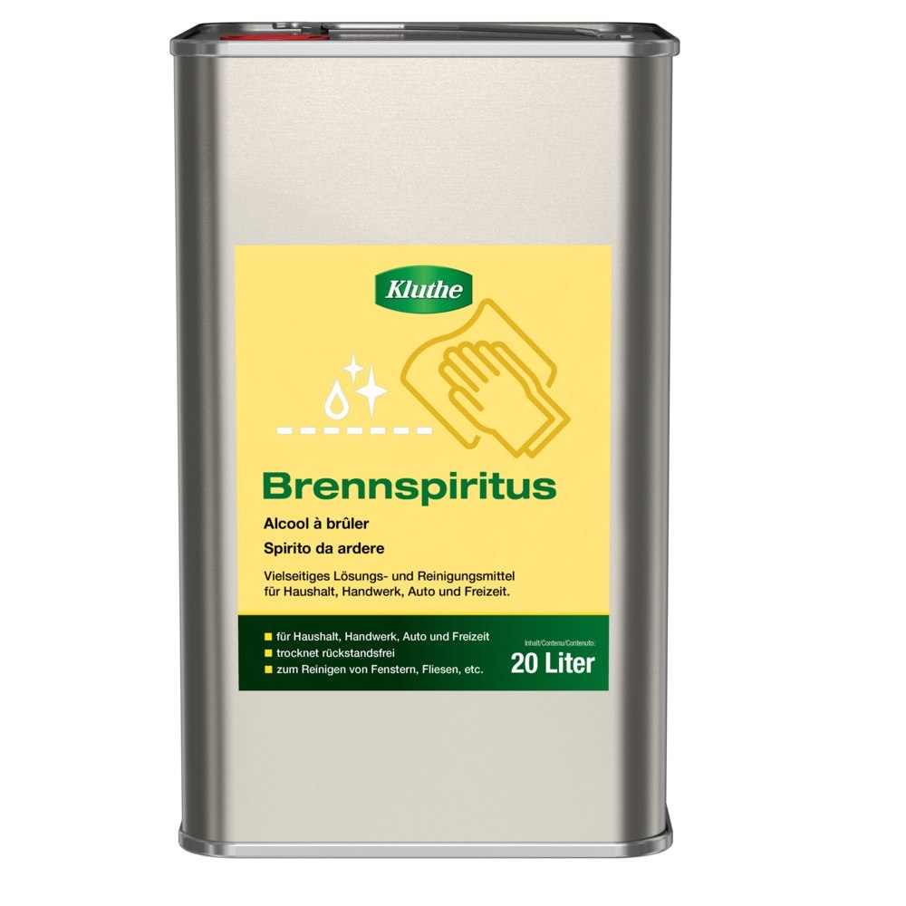 Kluthe Brennspiritus 20l Kanister Brennspiritus Reinigungs- Entfettungsmittel Produktbild img1 L