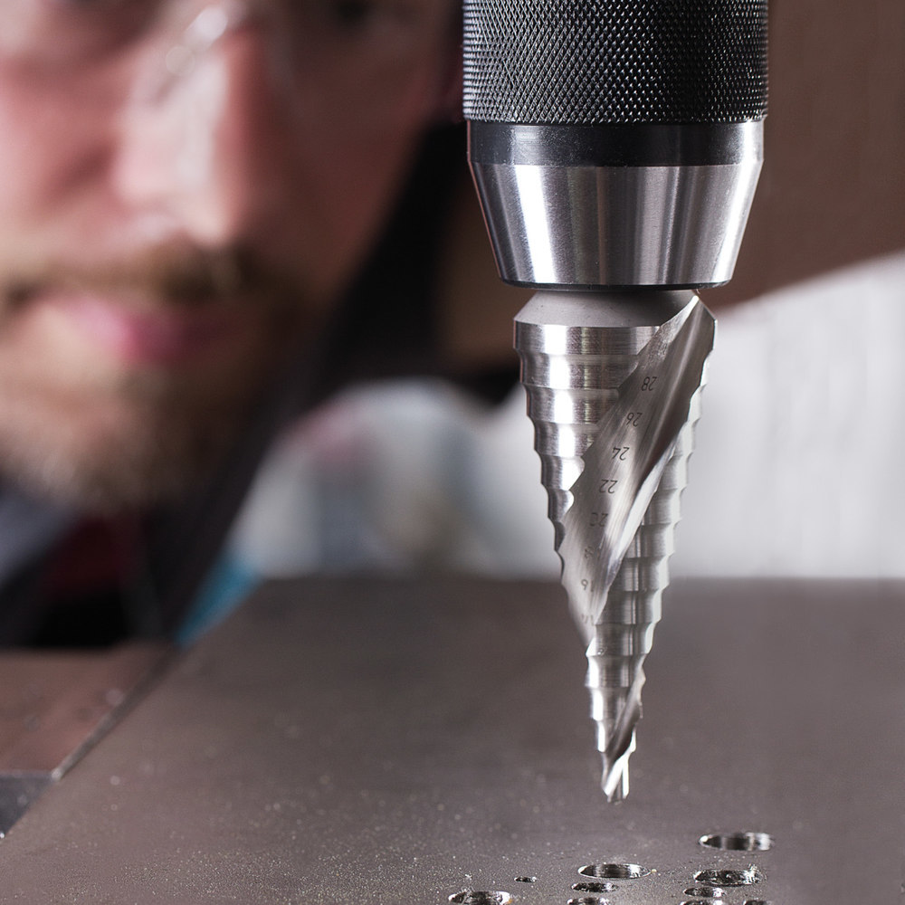 RUKO Stufenbohrer-Satz HSS spiralgenutet 3tlg. 4-12/4-20/4-30mm Ku- Kassette Produktbild img5 L