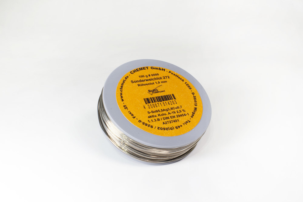 Chemet Röhrenlot RL-1,0mm A272 100g Produktbild img1 L
