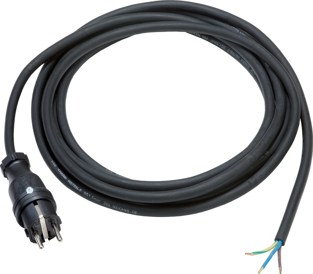 Neutral Anschlussleitung IP44 5m H07RN-F3G1,5 23 0V 16A mit PCE Stecker Althoff Produktbild img1 L