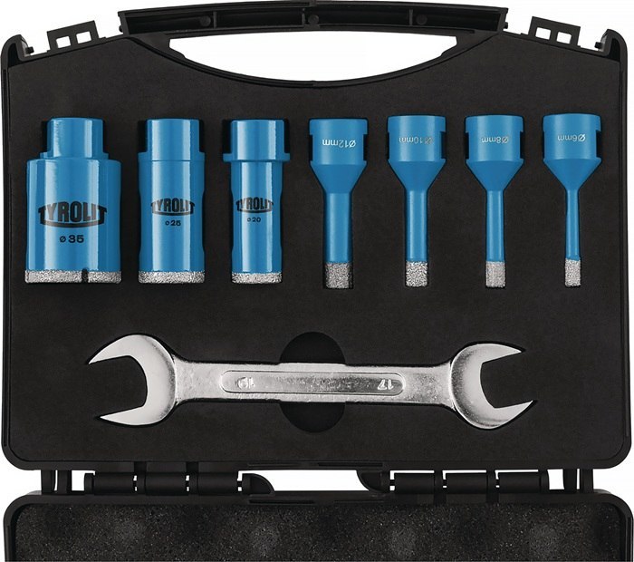 TYROLIT Fliesenbohr-Set 8tlg. 6-35mm M14 Produktbild img1 L