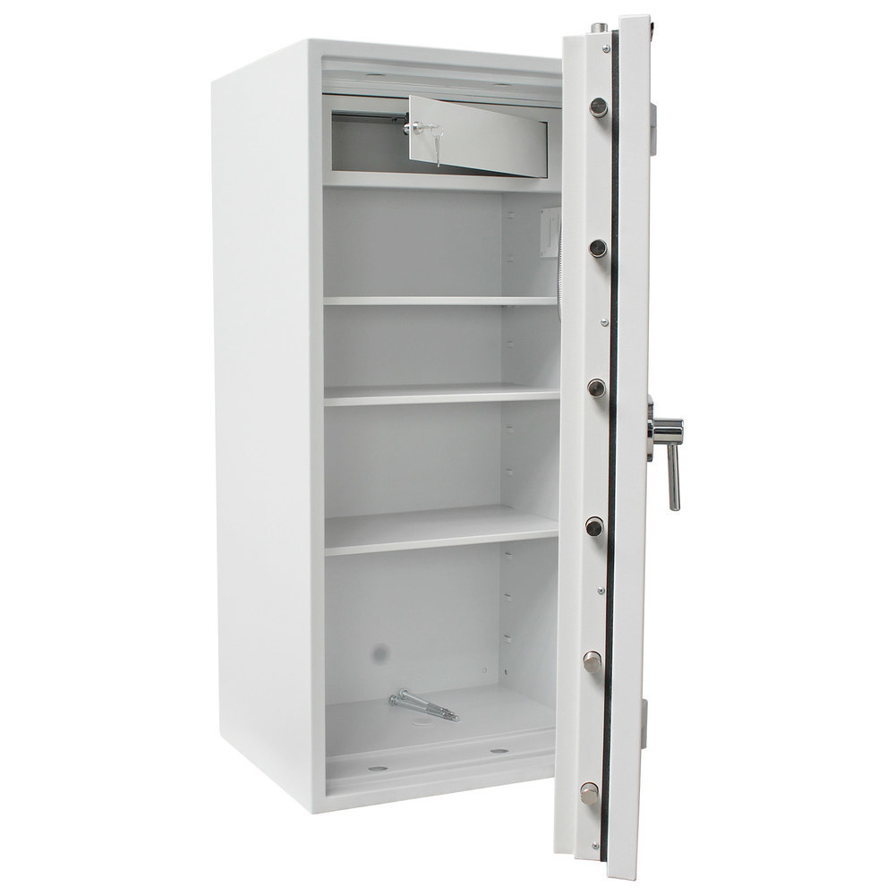 ROTTNER OB-Feuerschutztresor, Diamant Super, 130, m.elektro.Zahlenschl., Stahl lichtgrau Produktbild img2 L