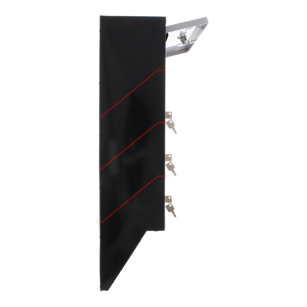 ROTTNER GA-Briefkasten, Depot 4,B 385mm, abschließbar, silber Produktbild img5 L