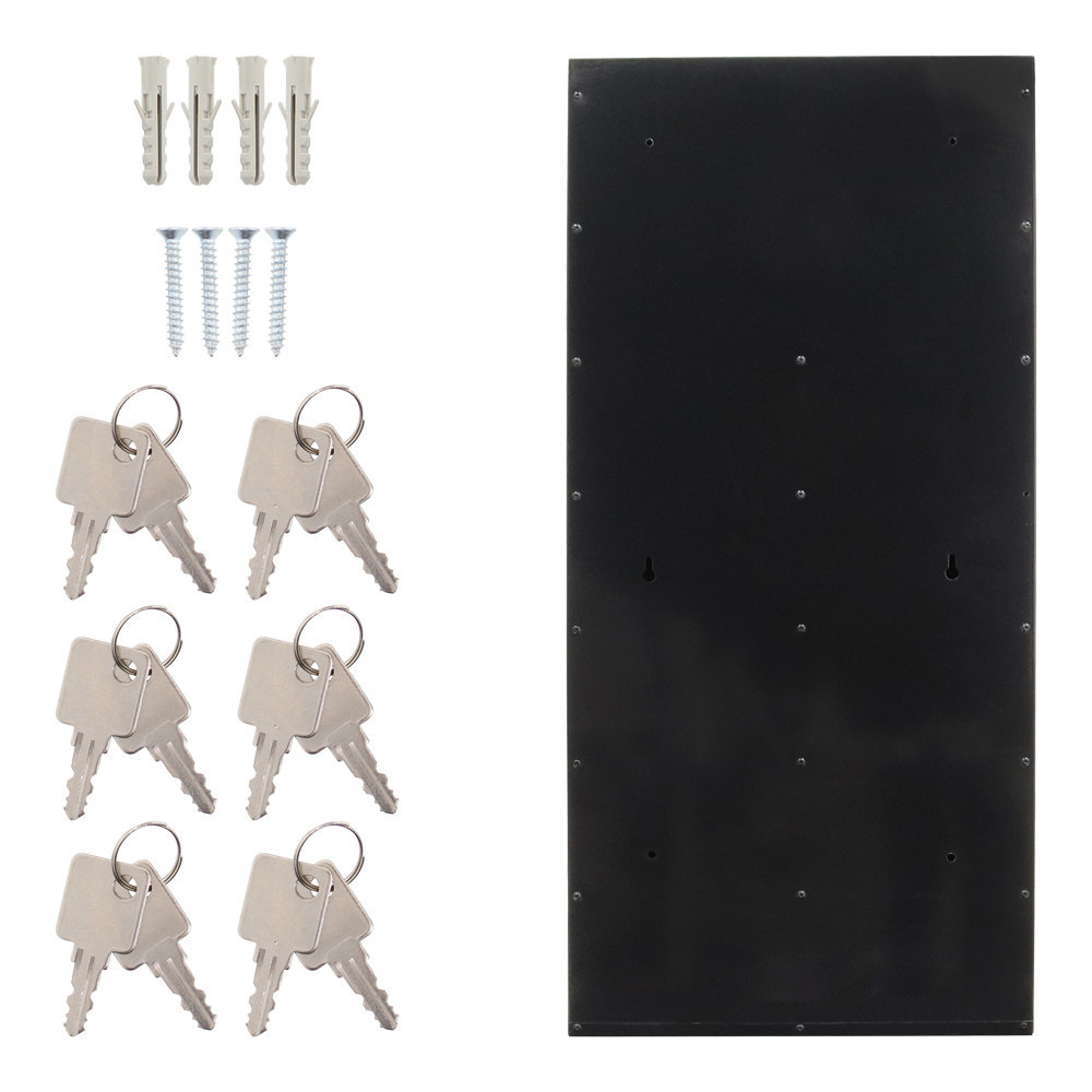 ROTTNER GA-Briefkasten, Depot 6,B 385mm, abschließbar, silber Produktbild img6 L