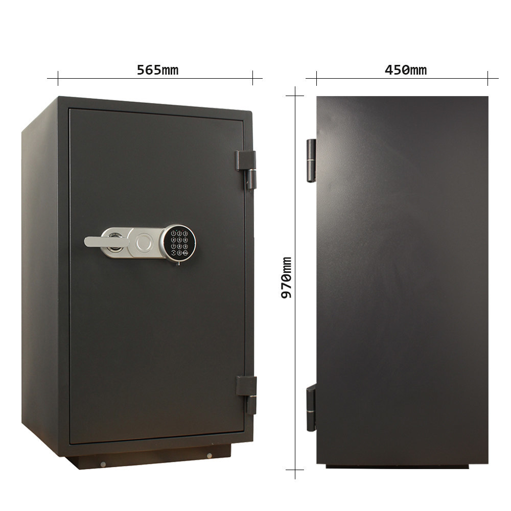 ROTTNER OB-Feuerschutztresor, Sydney, 100, mit elektronischem Zahlenschloss, STA anthr. Produktbild img4 L