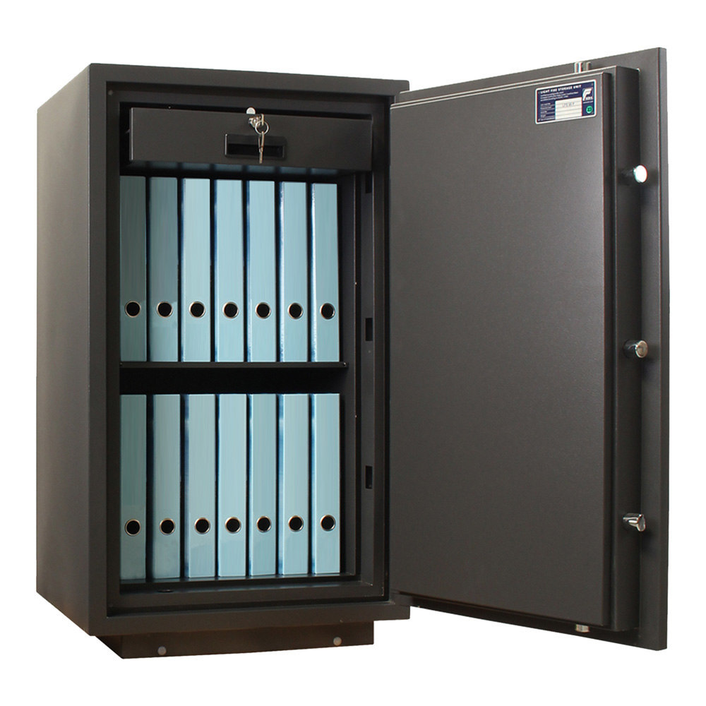 ROTTNER OB-Feuerschutztresor, Sydney, 100, mit elektronischem Zahlenschloss, STA anthr. Produktbild img3 L