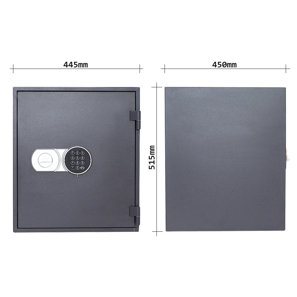 ROTTNER OB-Feuerschutztresor, Sydney, 55, mit elektronischem Zahlenschloss, St anthrazit Produktbild img4 L