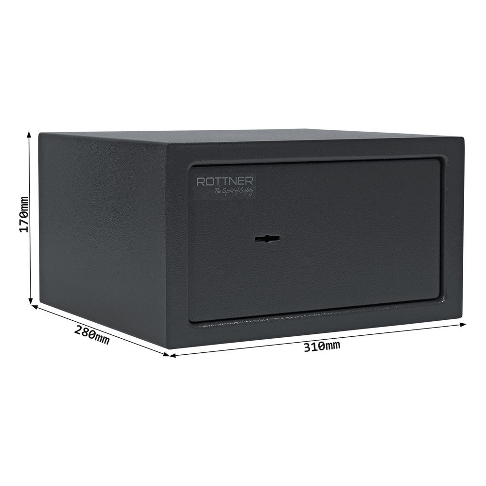 ROTTNER MB-Möbeleinsatztresor, JUPITER 2 T06446,Doppelbartschloss, anthrazit Produktbild img4 L