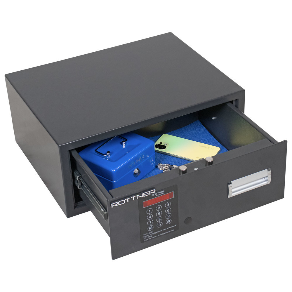 ROTTNER MB-Möbeleinsatztresor, MOTION 1,mit elektronischem Zahlenschloss, anthrazit Produktbild img4 L