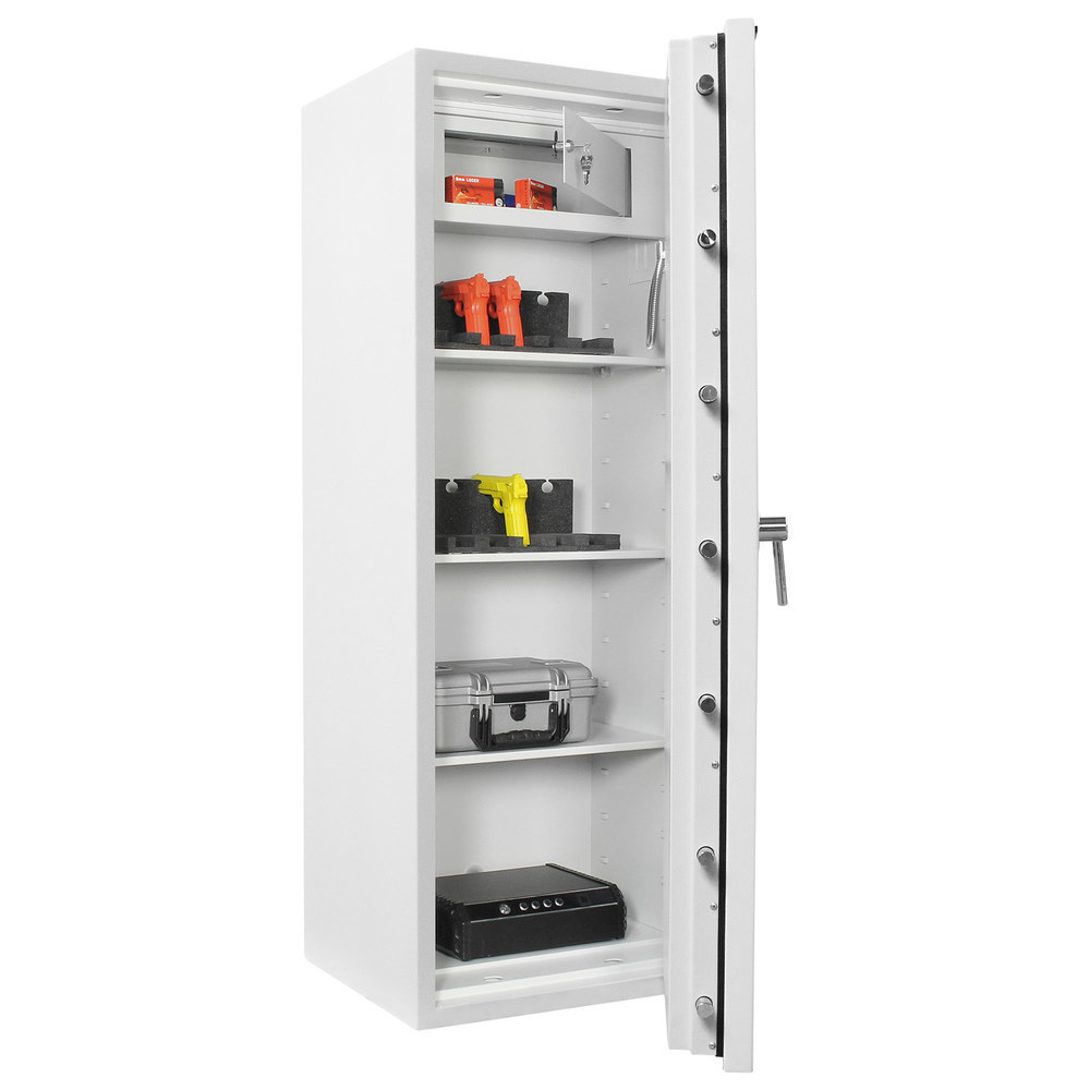 ROTTNER OB-Feuerschutztresor, Diamant Super, 160, m.elektro.Zahlenschl., Stahl lichtgrau Produktbild img4 L