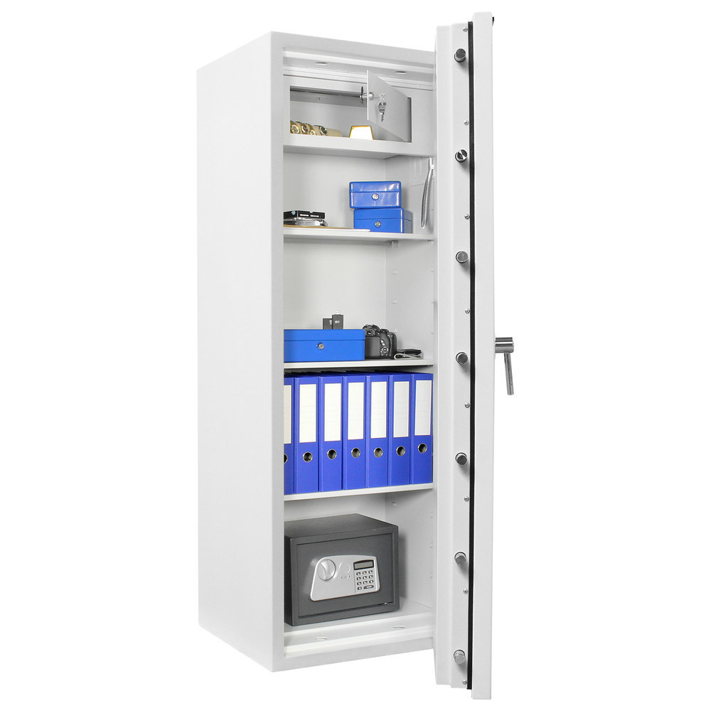 ROTTNER OB-Feuerschutztresor, Diamant Super, 160, m.elektro.Zahlenschl., Stahl lichtgrau Produktbild img3 L