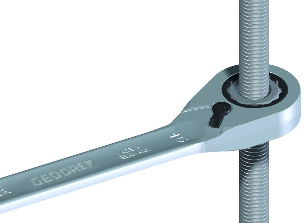 GEDORE Maulschlüssel mit Ringratsche, umschaltbar Produktbild img4 L