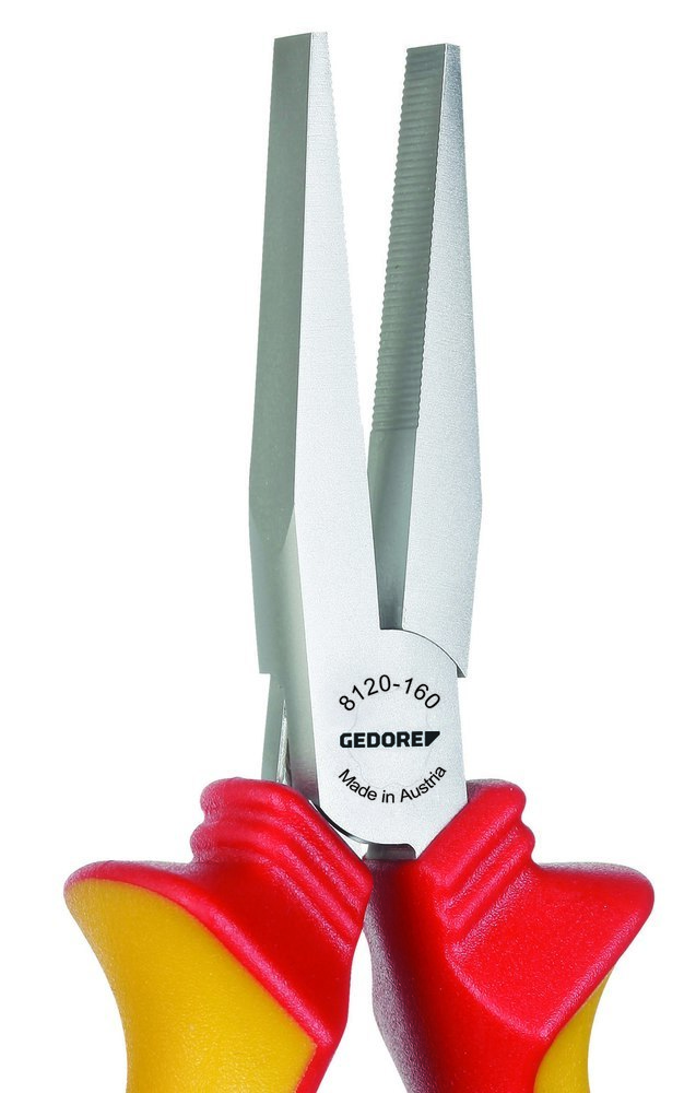 GEDORE VDE 8120-160 H VDE-Flachzange mit Hüllenisolierung 160 mm Produktbild img3 L