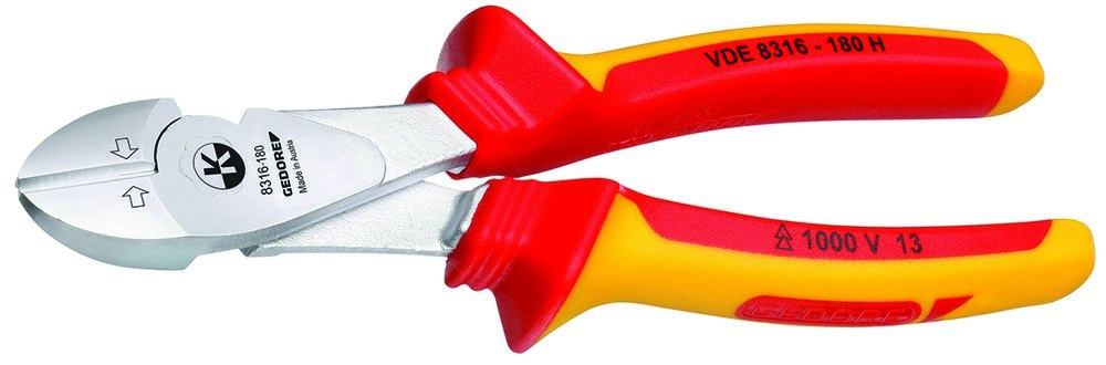 GEDORE VDE-Kraft-Seitenschneider mit Hüllenisolierung Produktbild img3 L