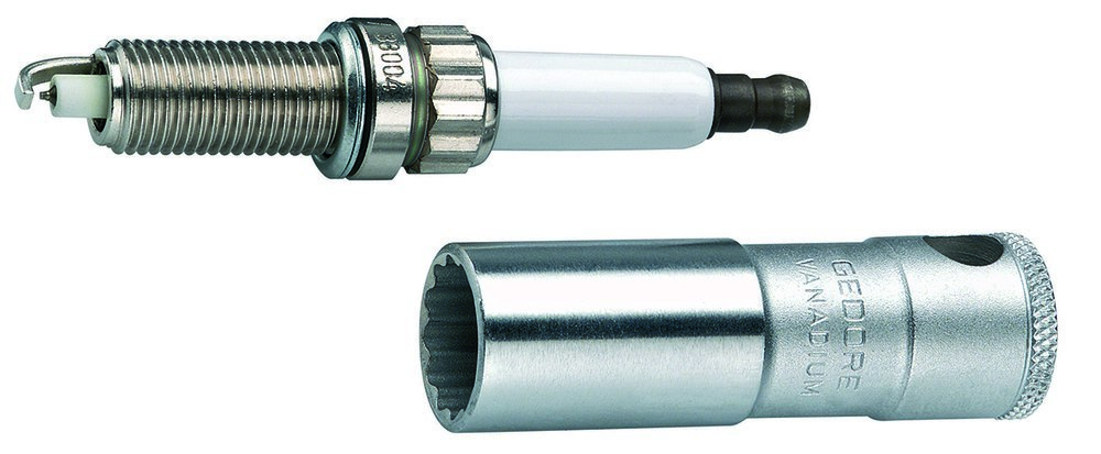 GEDORE Zündkerzeneinsatz 3/8" 14 mm m. Feder Produktbild img1 L