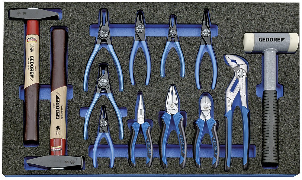 GEDORE 2005 CT4-8000 Werkzeugsortiment in Check-Tool-Modul, 13-teilig Produktbild img1 L