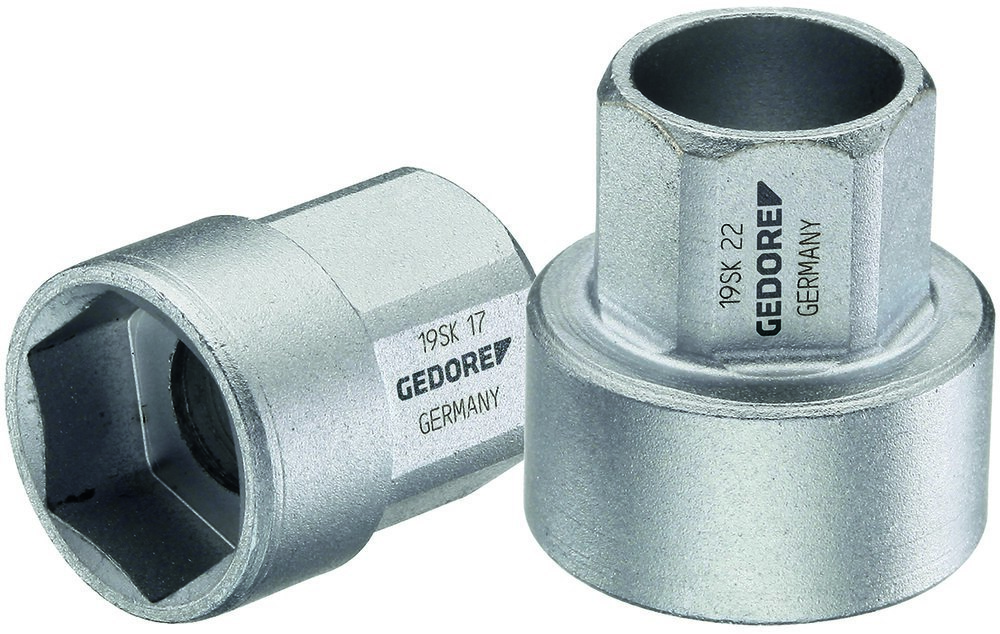 GEDORE Steckschlüsseleinsatz 1/2" 6-kant, kurz Produktbild img1 L