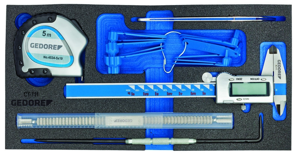GEDORE 1500 CT1-711 Mess-Sortiment in Check-Tool-Modul Produktbild img1 L